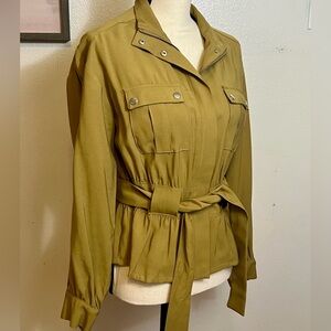 Nine West Yellow/Green Blazer Jacket